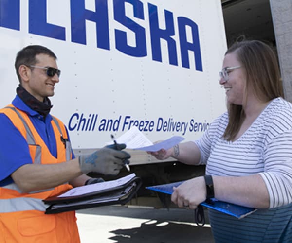 signing for small parcel delivery