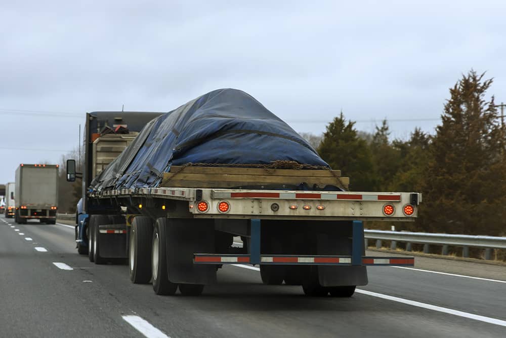 covered flatbed